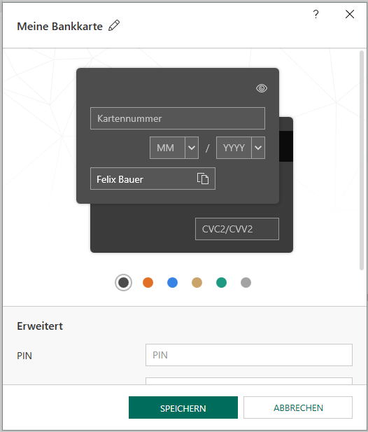 Kaspersky Bankkarte