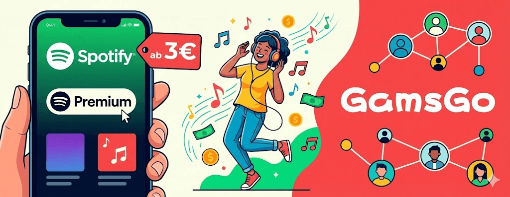 Spotify-Account günstig aufladen