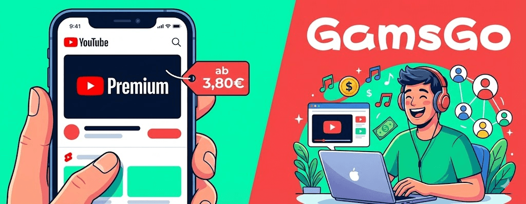 YouTube Premium über GamsGo