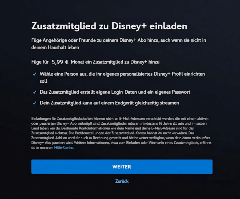 Disney Plus: Account-Sharing – kann man einen Account teilen? Alle ...