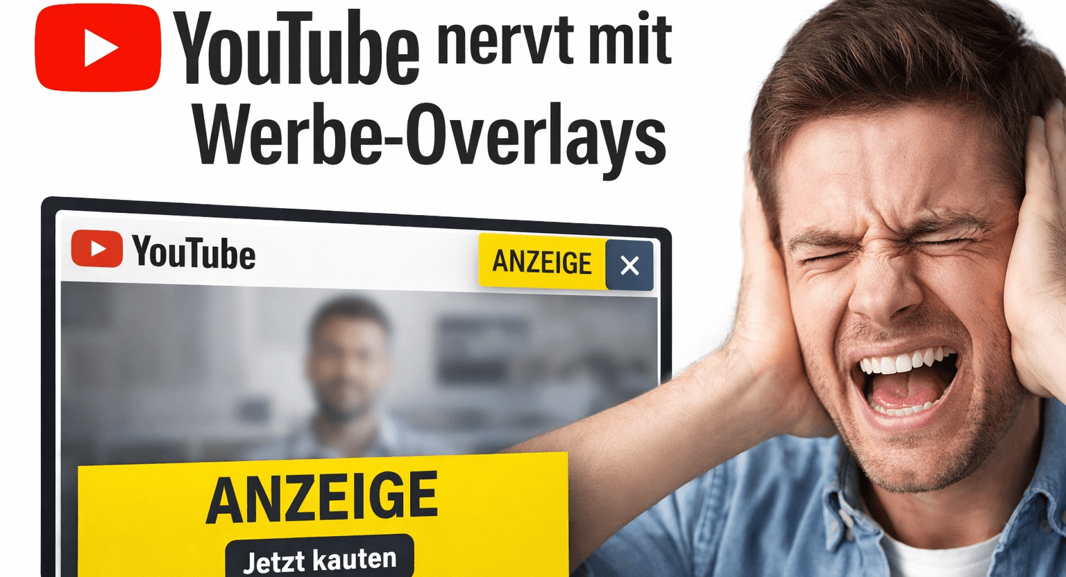 YouTube nervt mit Werbe-Overlays