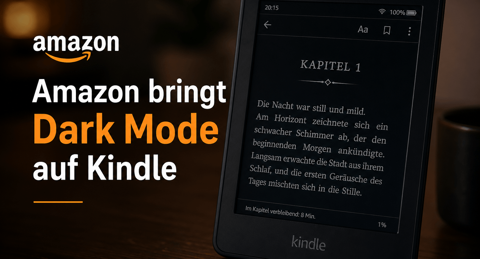 Amazon bringt Dark Mode auf Kindle Colorsoft und Kindle Scribe Colorsoft