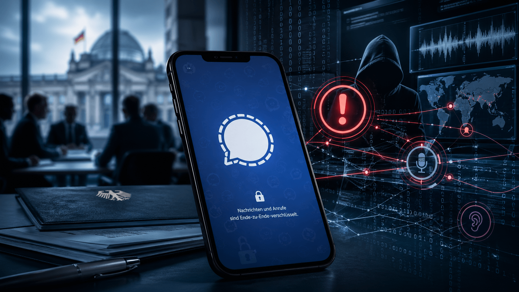 Regierungsmitglieder von Ausspähung über Signal betroffen