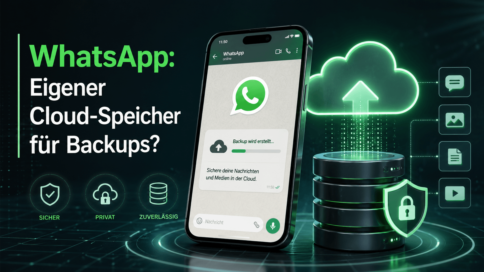 WhatsApp arbeitet offenbar an eigenem Cloud-Speicher für Backups