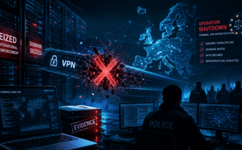 Europol legt kriminell genutzten VPN-Dienst lah