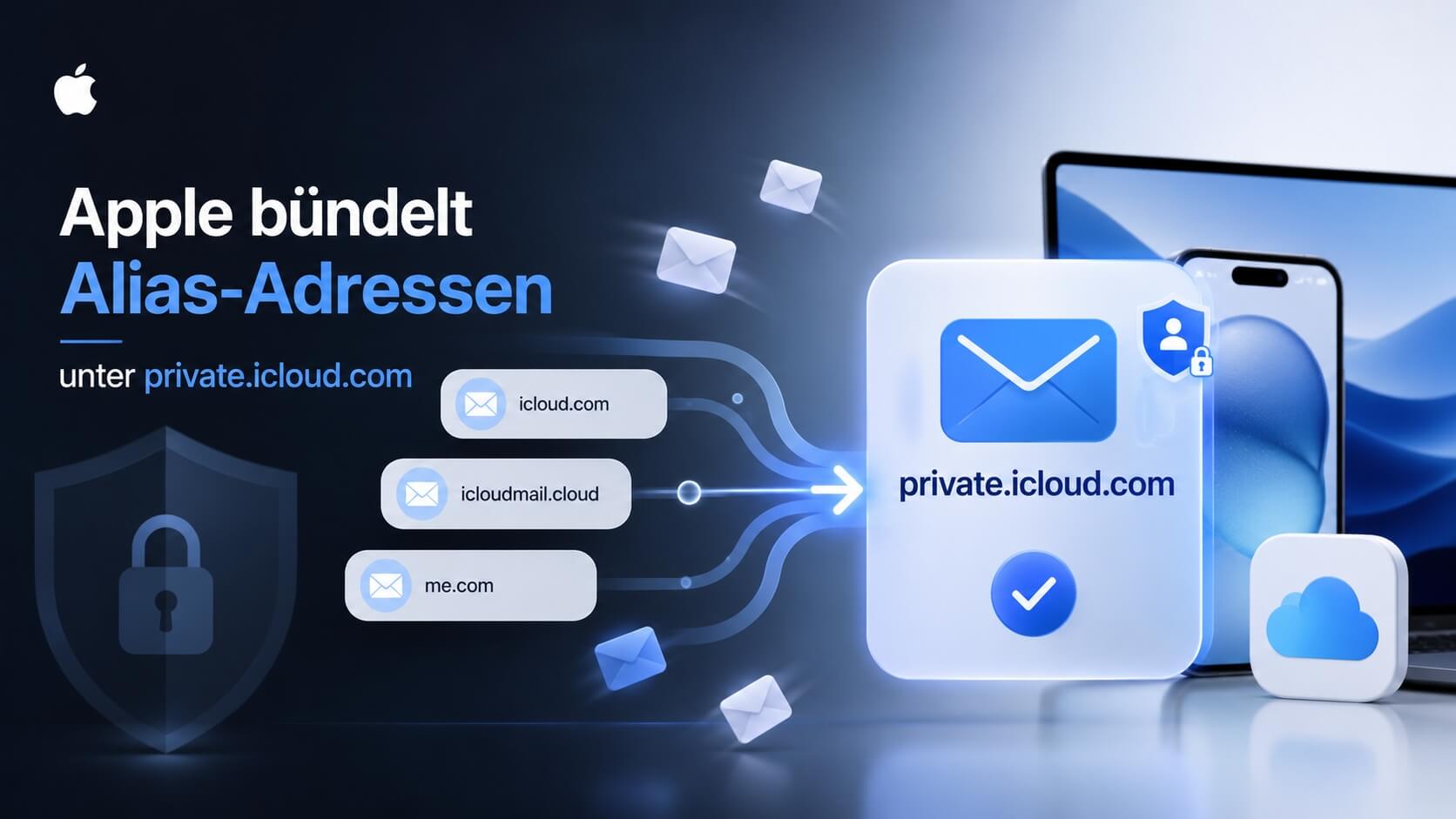 Privat: Apple bündelt Alias-Adressen unter private.icloud.com