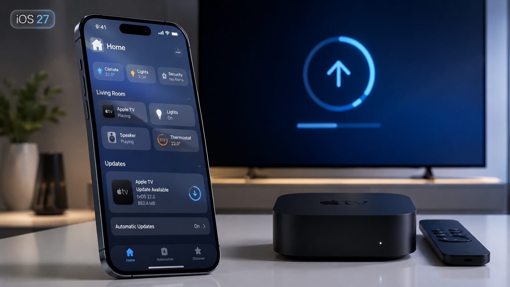 Apple iOS 27: Home-App bekommt Update-Funktion für den Apple TV