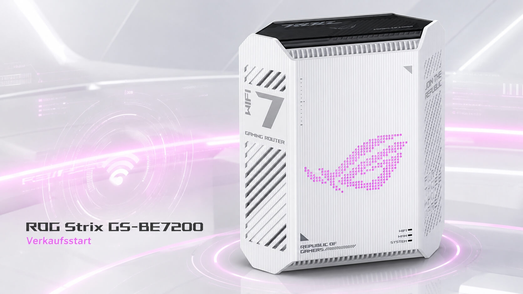 ASUS ROG Strix GS-BE7200 startet: WiFi-7-Gaming-Router