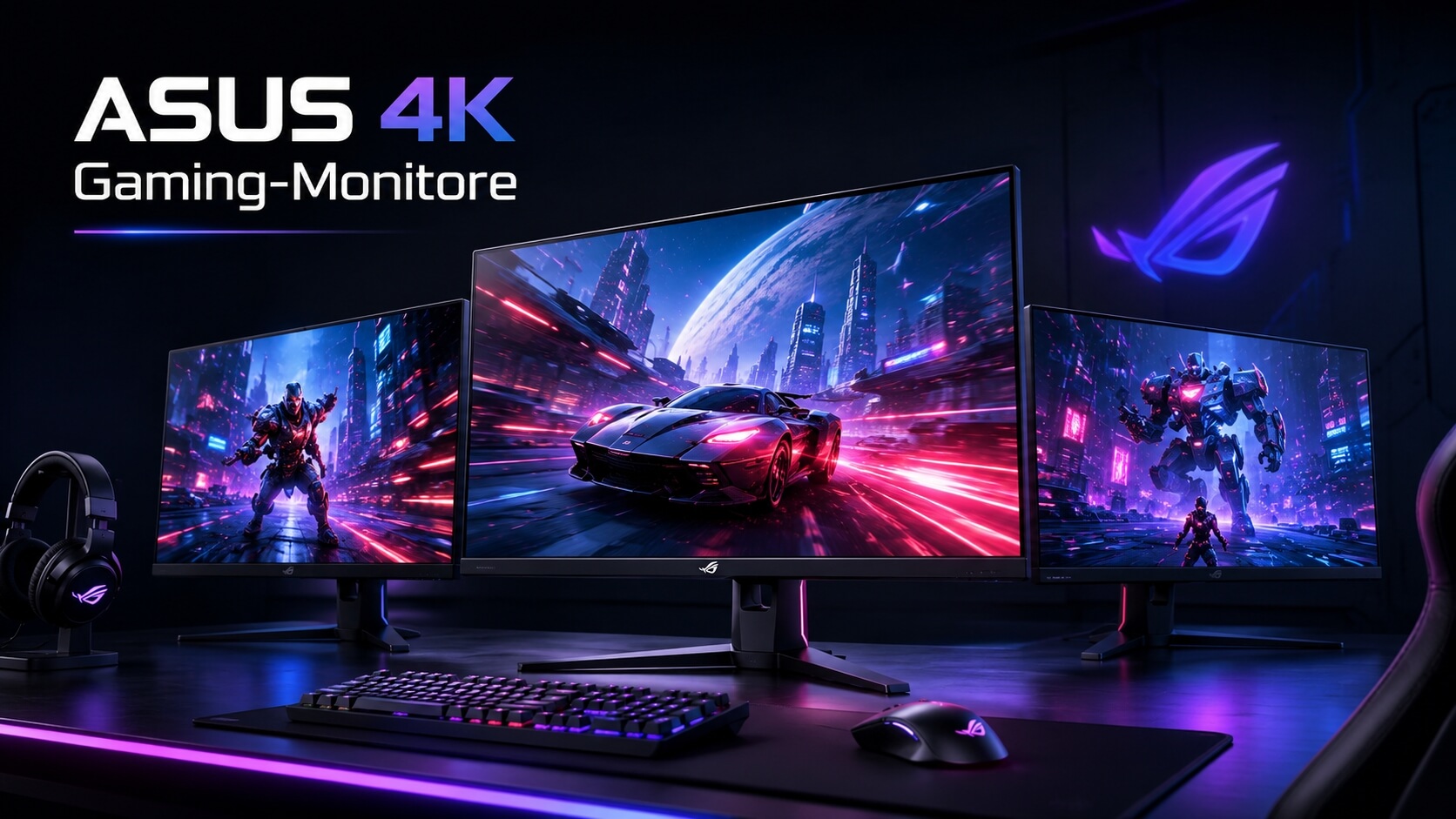 ASUS stellt neue Gaming-Monitore mit 4K-Unterstützung vor