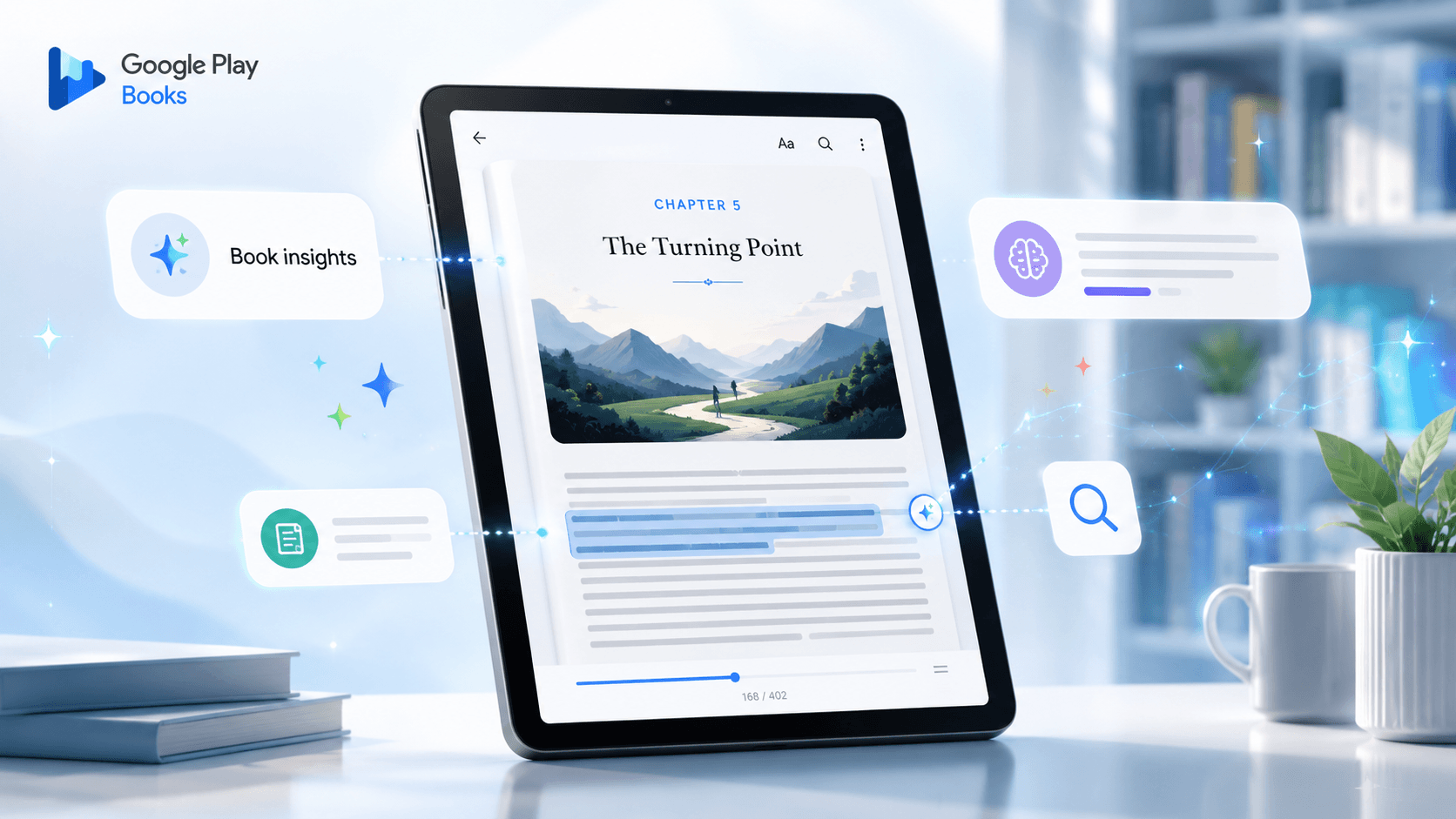 Google Play Books bekommt KI-Lesebegleiter: Book insights