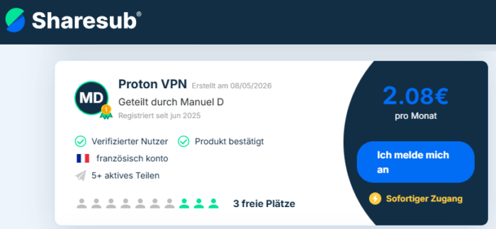 VPN Sharesub