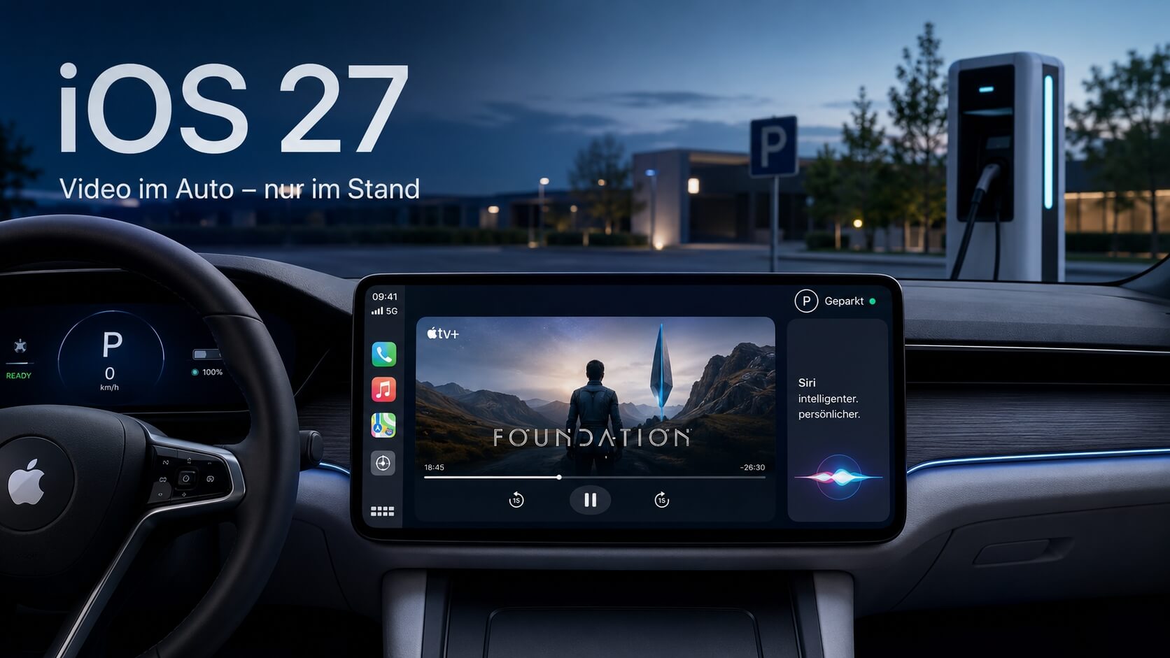 iOS 27: Apple bringt Video-Streaming ins Auto - aber nur im Stand