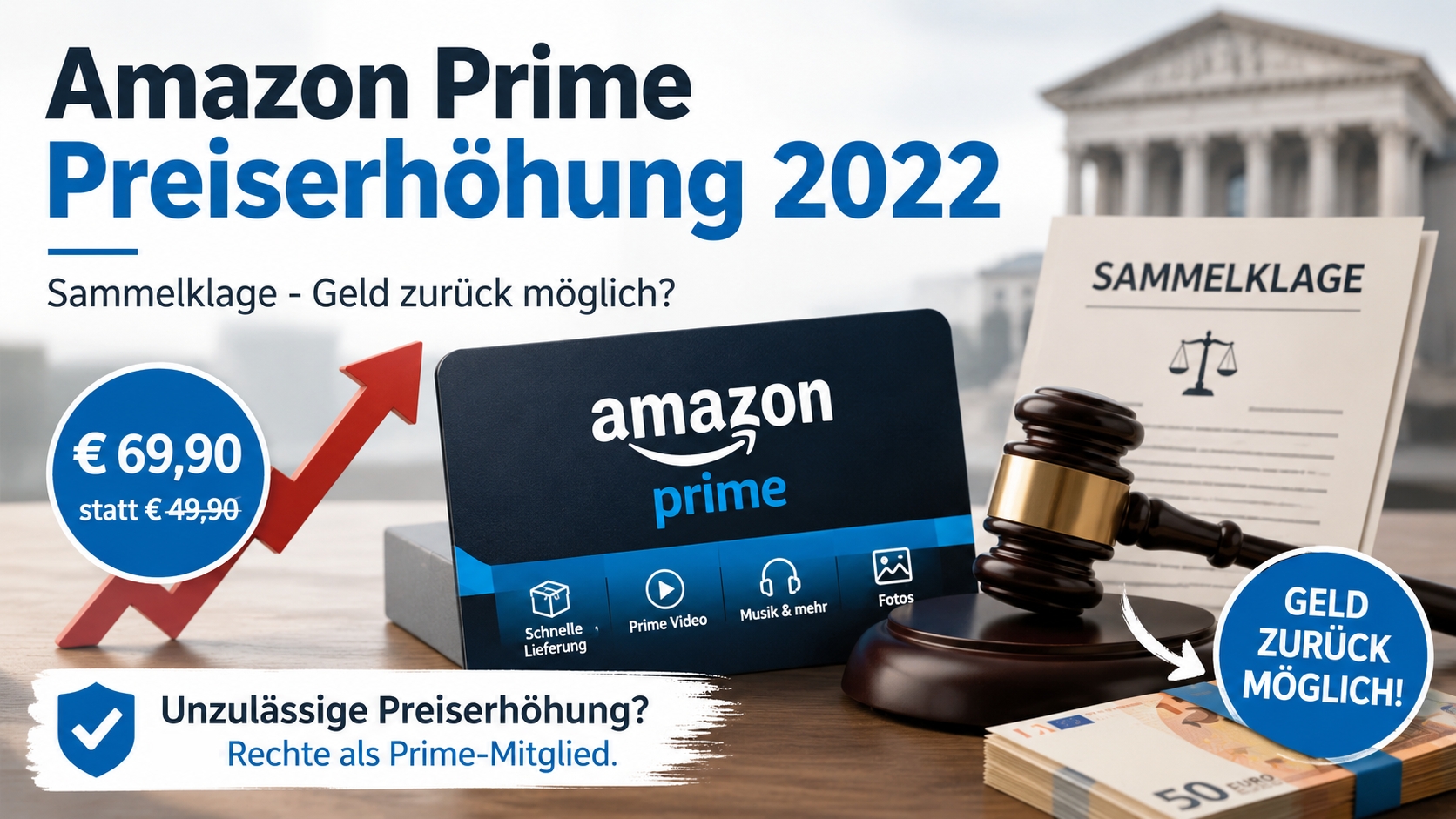 Sammelklage: Amazon-Prime-Preiserhöhung 2022