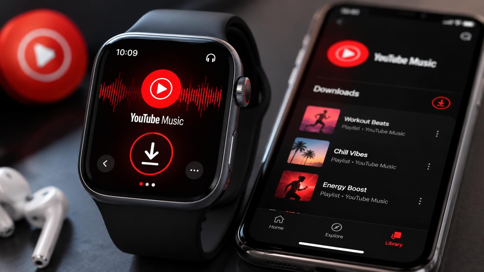 YouTube Music: Offline-Downloads für die Apple Watch offenbar in Arbeit