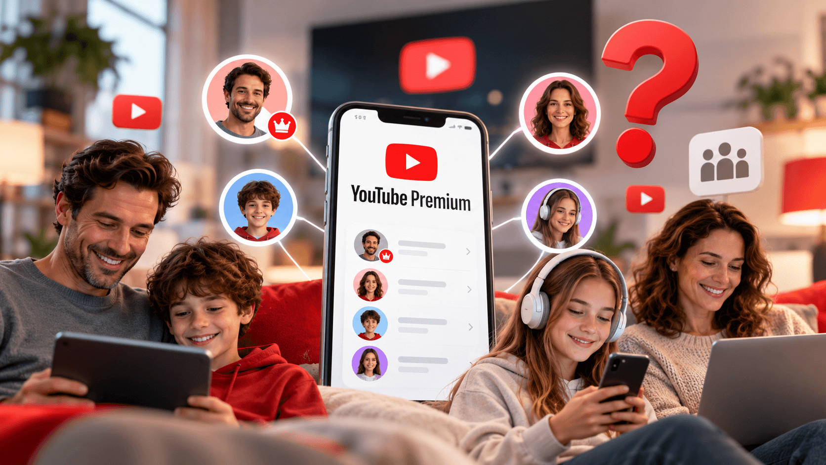 YouTube Premium Family teilen
