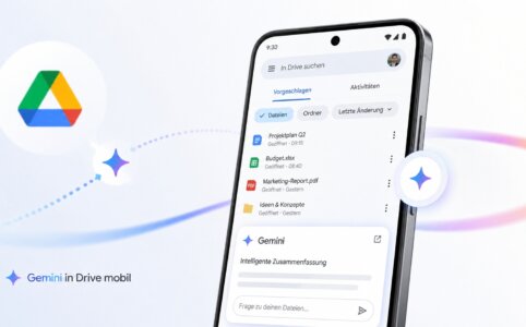 Google Drive: Google bringt KI-Suche und Dateianalyse auf Android und iOS