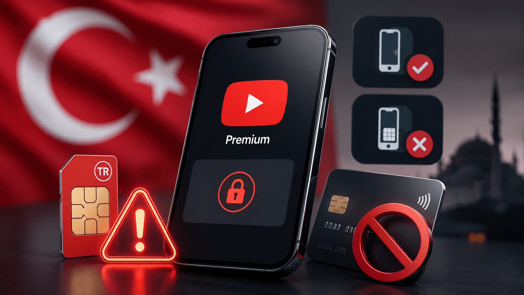 YouTube Premium per türkische Apple-ID: Apple verlangt jetzt eine lokale Zahlungsart / türkische Handynummer