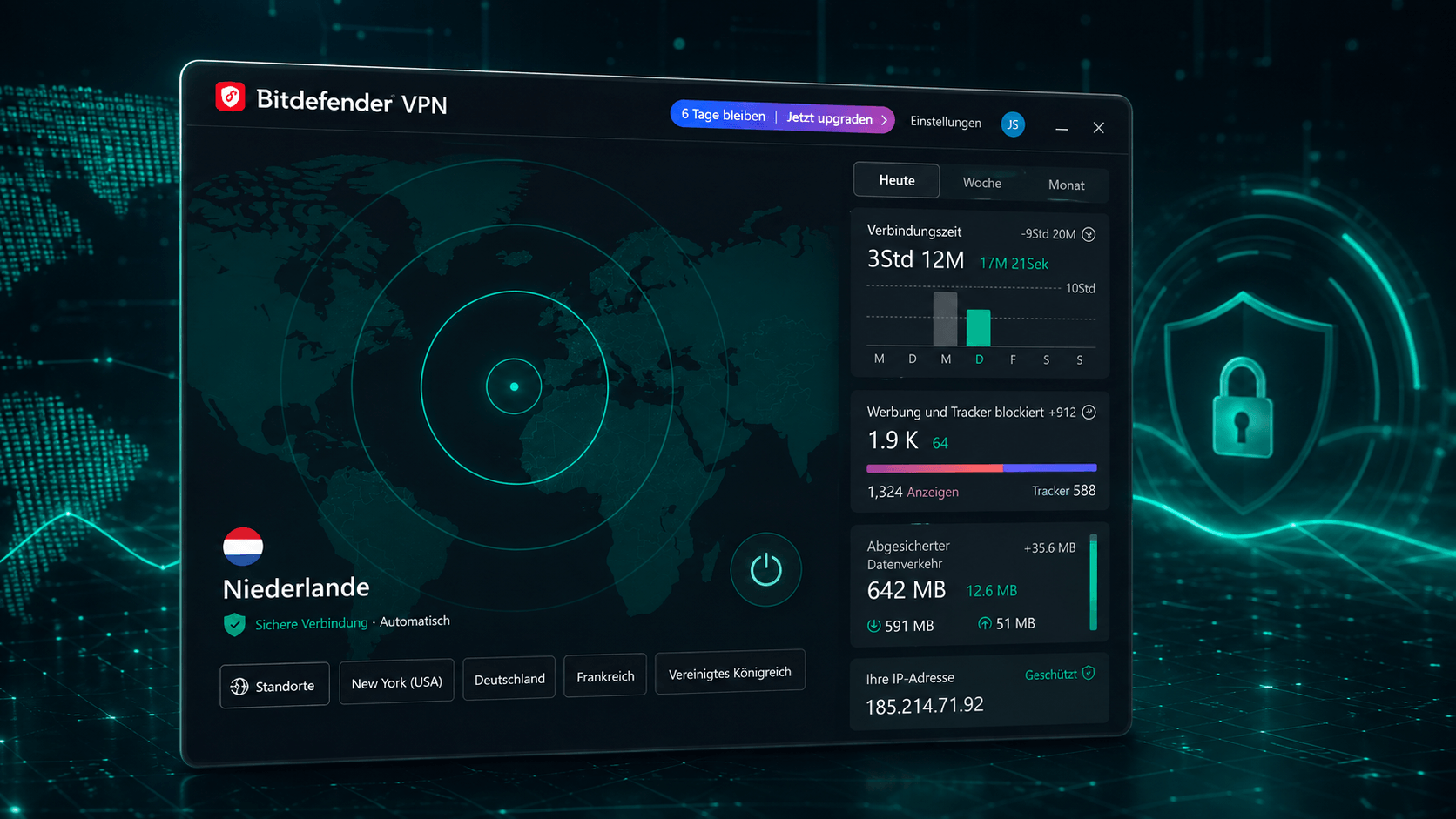 Bitdefender Premium VPN Test