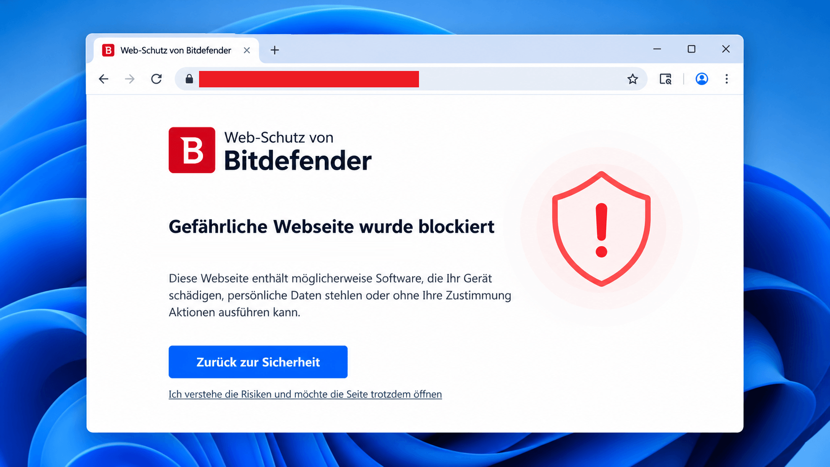 bitdefender Phishing- und Web-Schutz