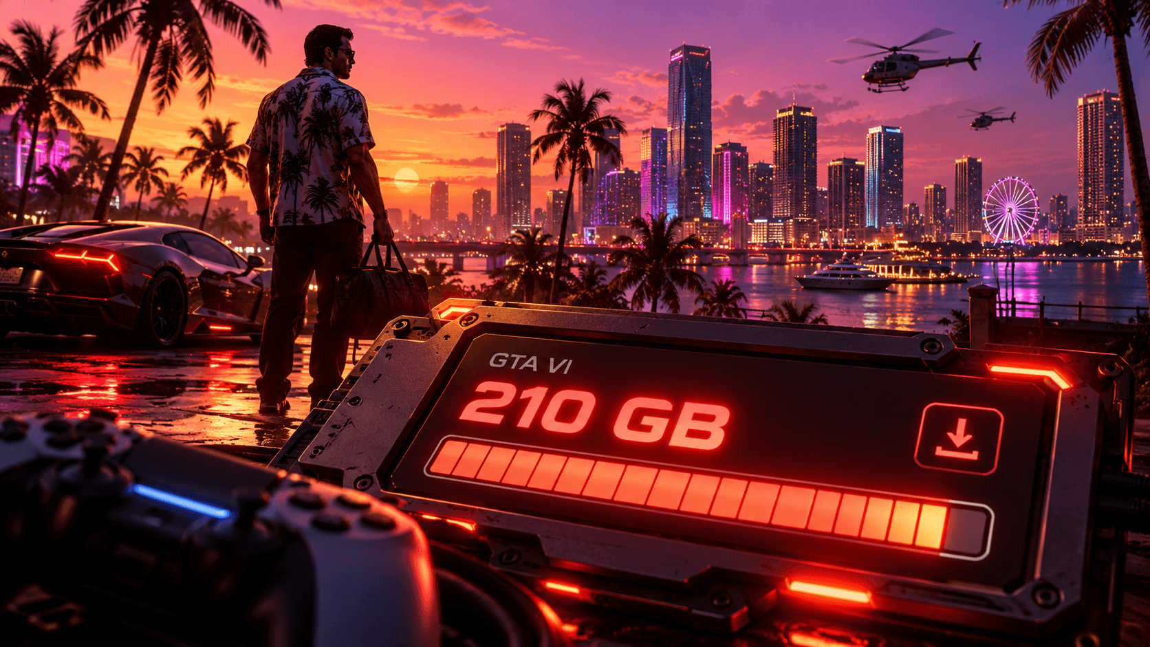 GTA VI: 210 GB Download - Das Speicher-Monster naht