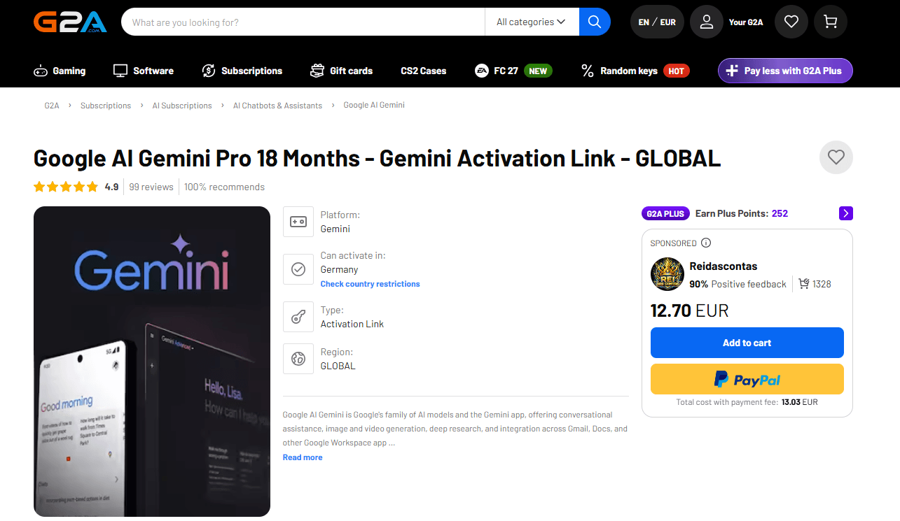 Günstiges Angebote für Gemini