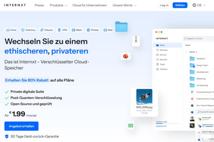 Internxt - Lifetime-Cloud