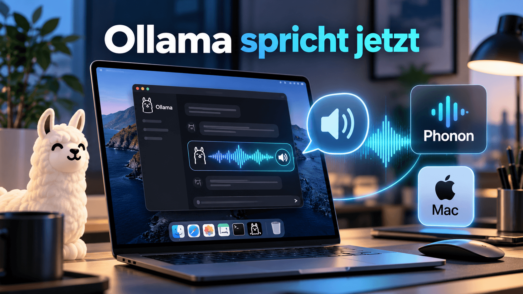 Ollama: Phonon bringt Sprachausgabe auf den Mac