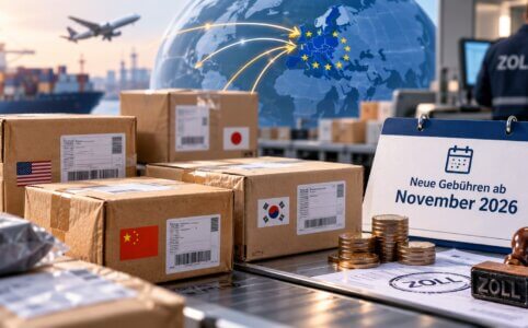 Pakete aus Nicht-EU-Ländern: Neue Gebühren ab November 2026
