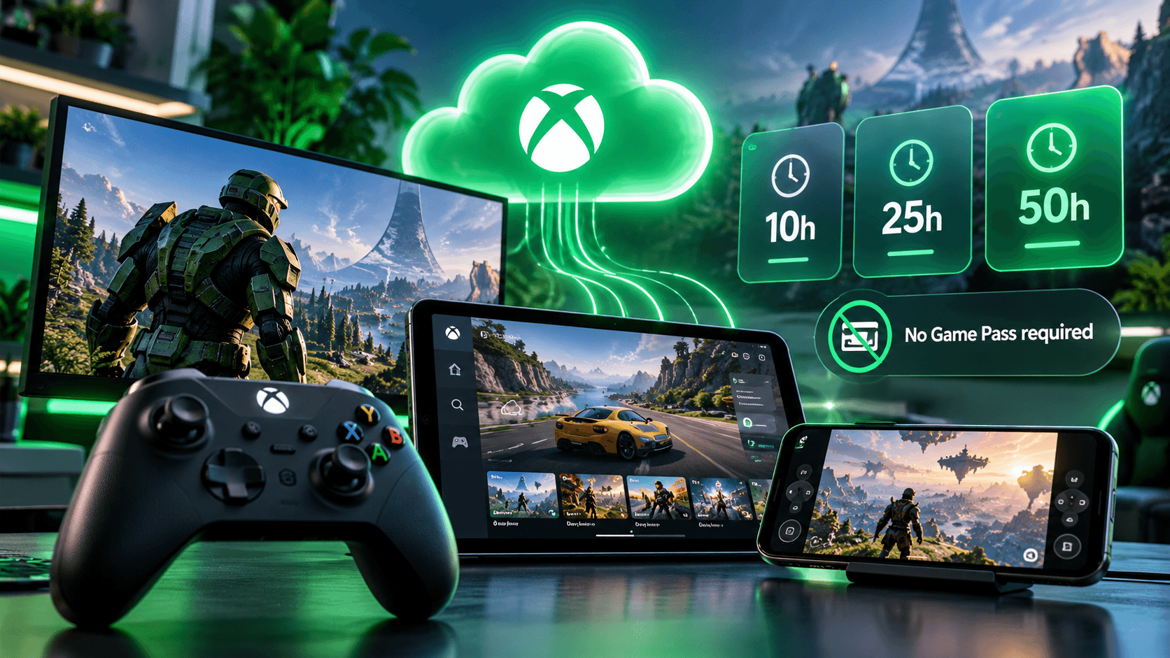 Xbox Cloud Gaming: Microsoft testet stundenweise Spielzeit ohne Game-Pass-Abo