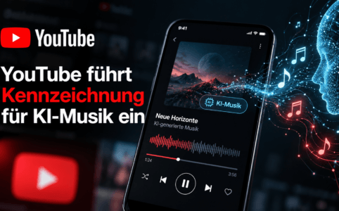 YouTube: Kennzeichnung für KI-Musik
